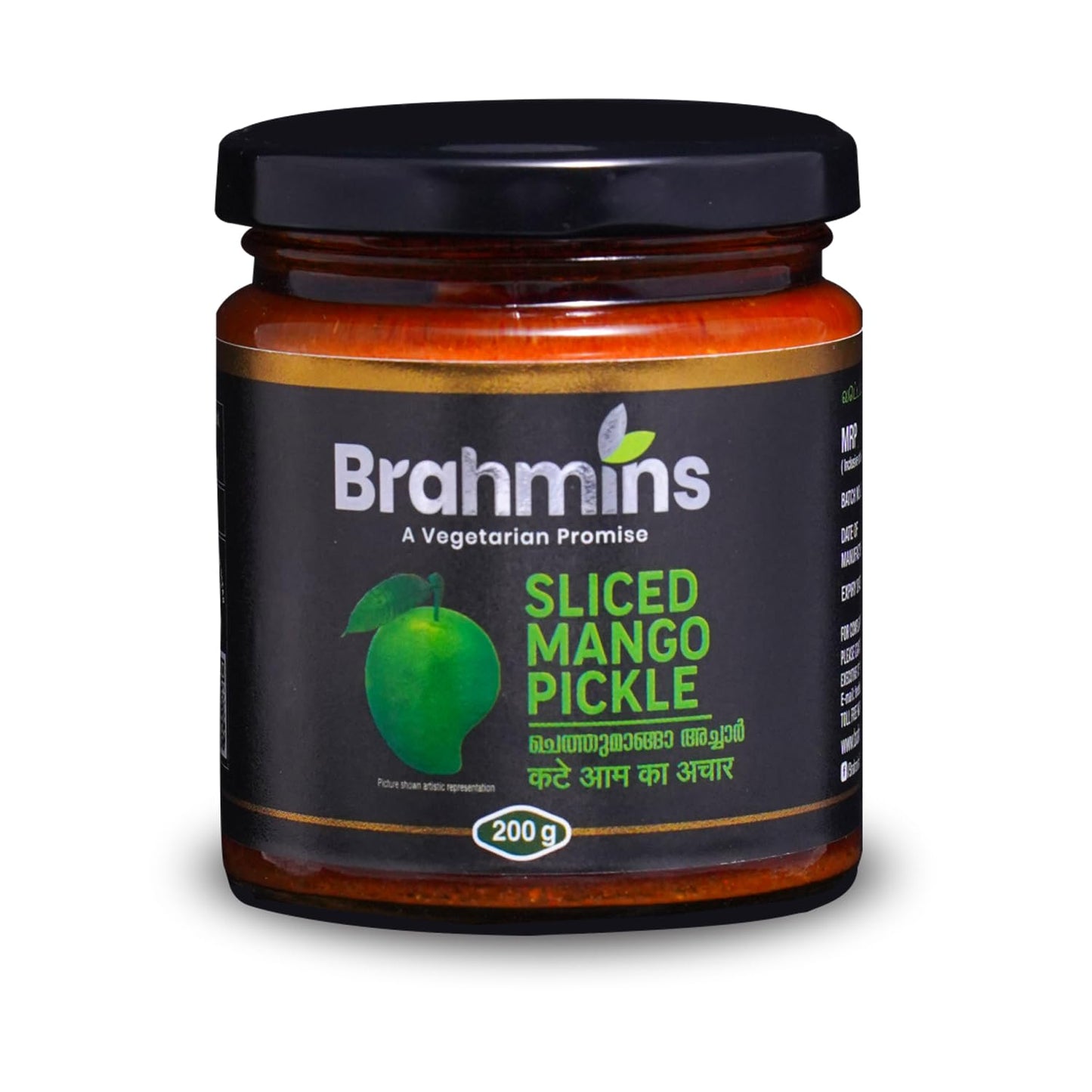 Brahmins Sliced Mango Pickle 200g