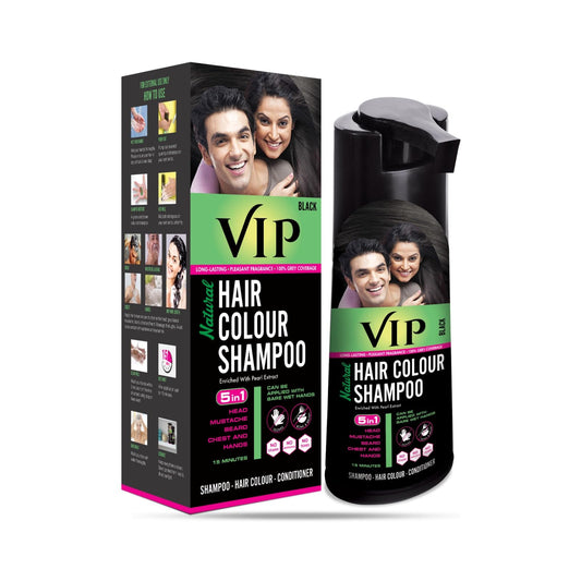 VIP Hair Colour Shampoo(Bottle) 180ml