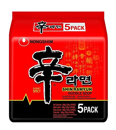 Shin Ramyun Noodle Soup 120g x 5pcs