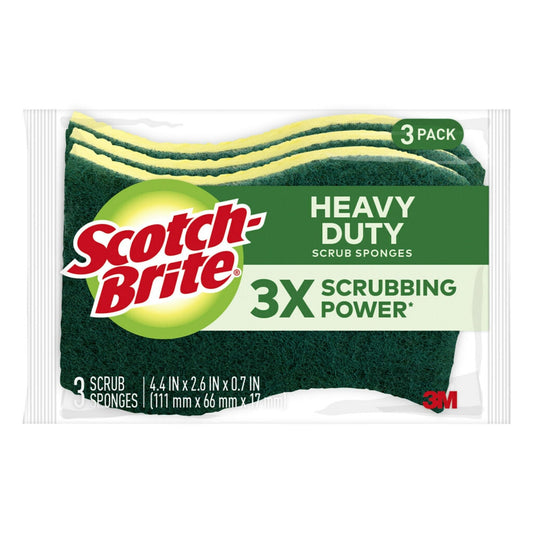 Scotch-Brite HD Scrub Sponges 3 Pack