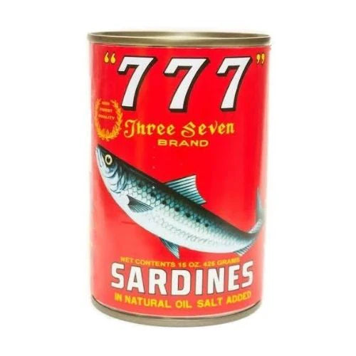 777 Sardines in Natural Oil 425g