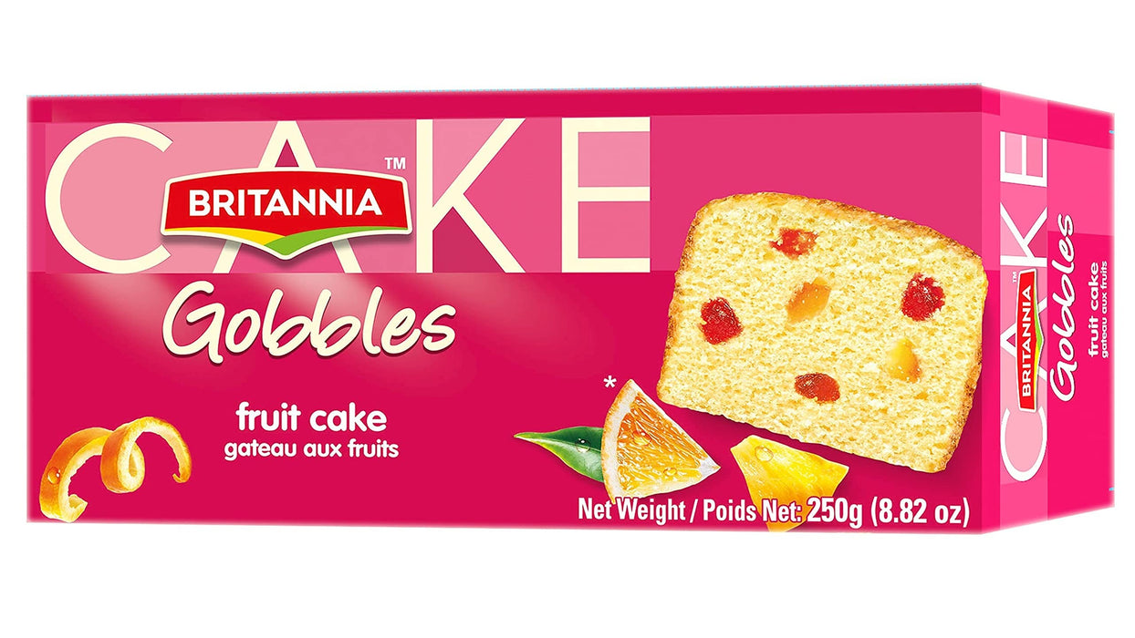 Britannia Gobbles Fruit Cake 250g