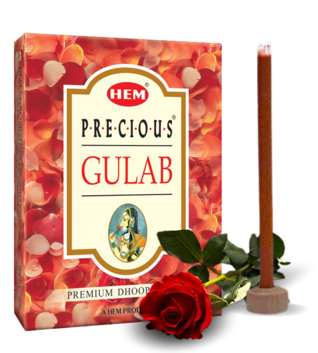 Hem Precious Gulab Incense Sticks 100g