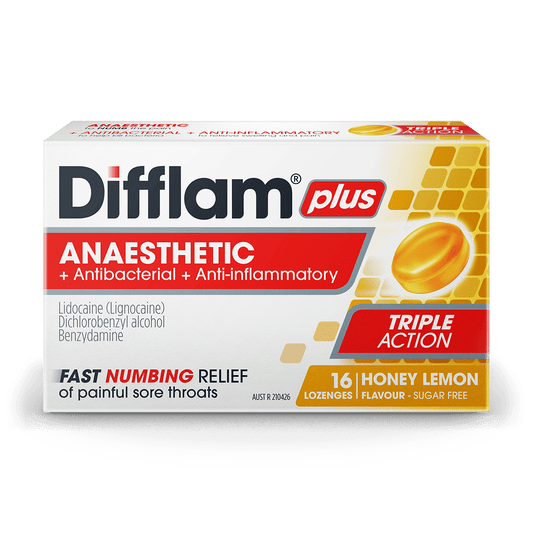 Difflam Anaesthetic Honey Lemon 16pcs
