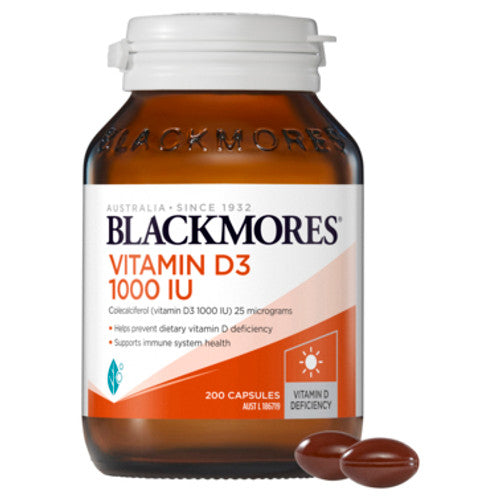 Blackmores Vitamin D3 1000 IU 200 cap