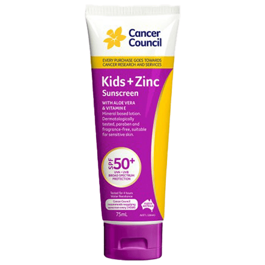 Cancer Council Kids+Zinc Sunscreen 75ml