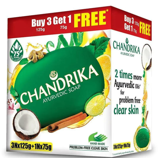 Chandrika Soap Value(3+1) Pack