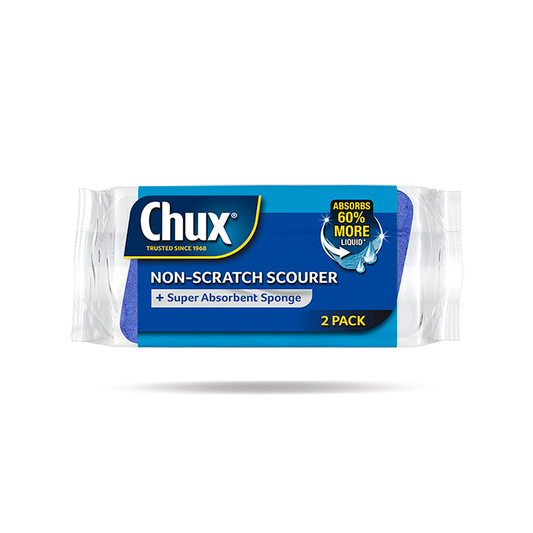 Chux Non-Scratch Scourer Sponge 2 Pack