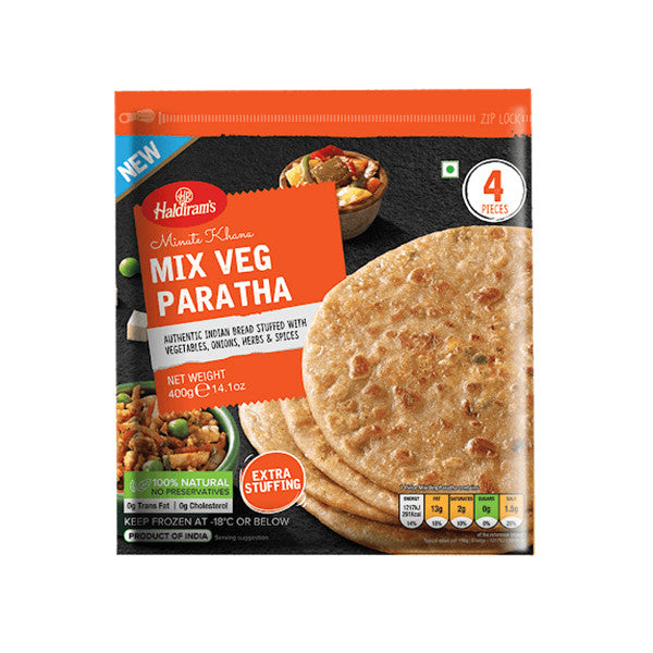 Haldirams Mix Veg Paratha 400g