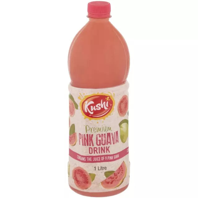 Kushi Pink Guava Drink 1L