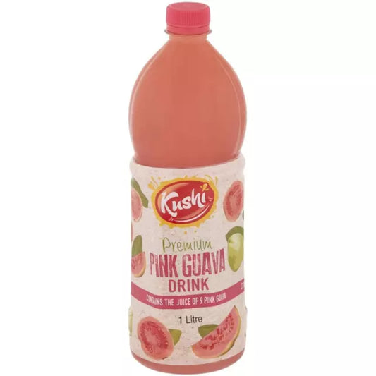 Kushi Pink Guava Drink 1L