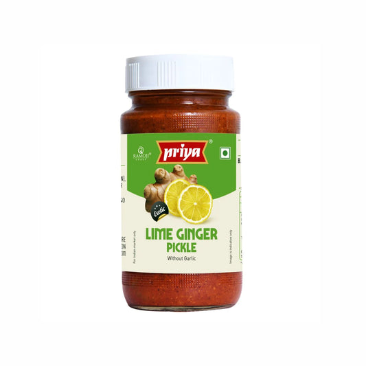 Priya Lime Ginger PIckle with Garli 300g
