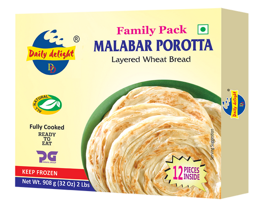 Daily Delight Malabar Porotta 908g