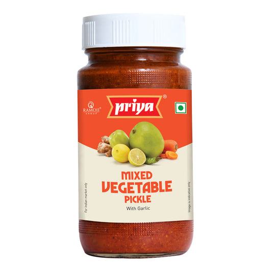 Priya Mixed Vegetable Pickle 300g