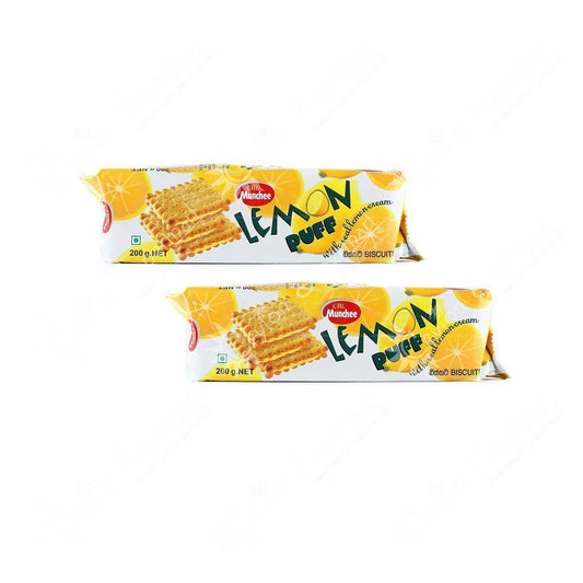 MUNCHEE LEMON PUFF 200G 2 for $2.95