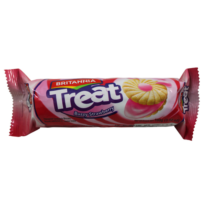 Britannia Treat Strawberry 100g