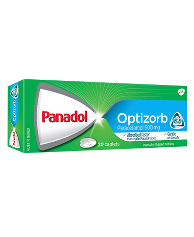 Panadol Optizorb Paracetamol 20 Caplets