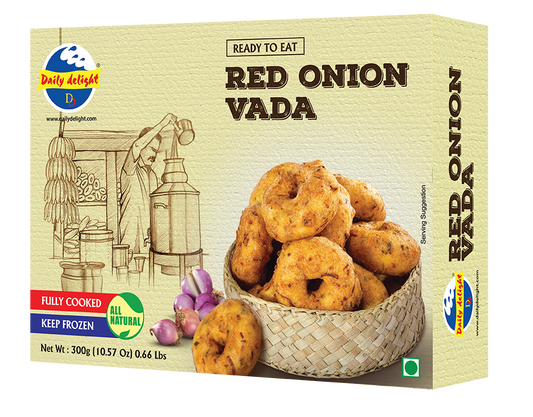 Daily Delight red Onion Vada 300g