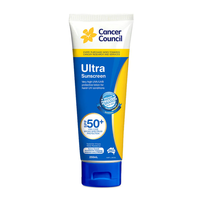 Cancer Council Ultra Sunscreen 250ml