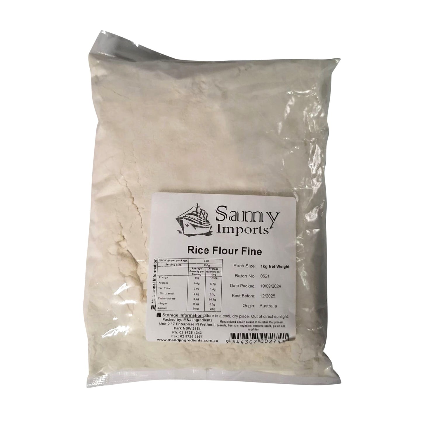 Samy Rice Flour Fine 1kg
