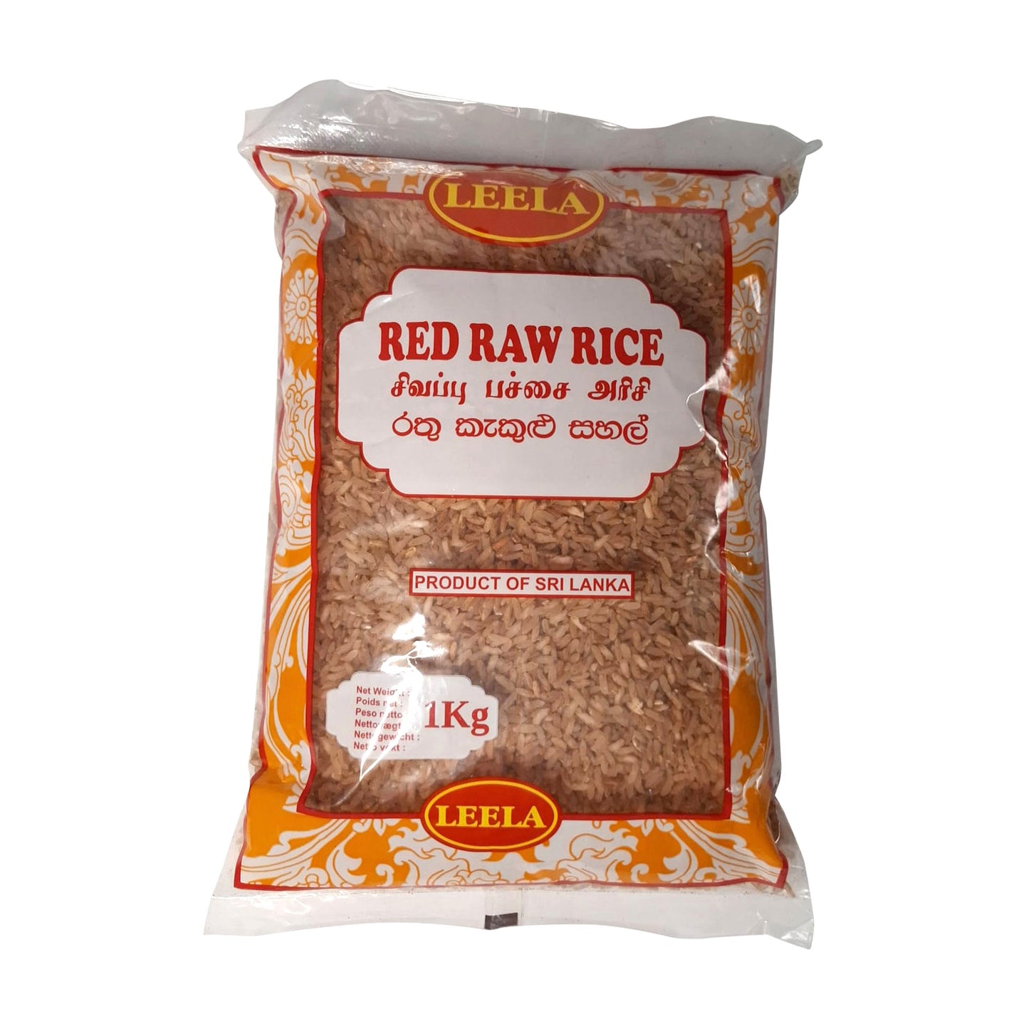 Leela Red Raw Rice 1 Kg