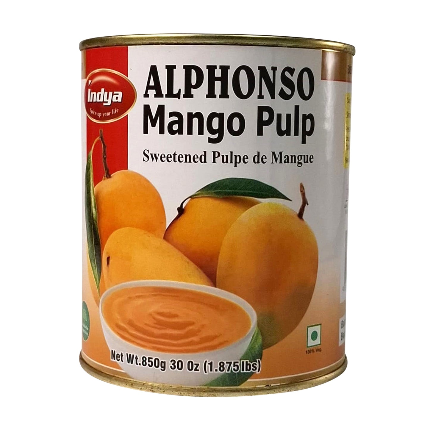 Indya Alphonso Mango Pulp 850g