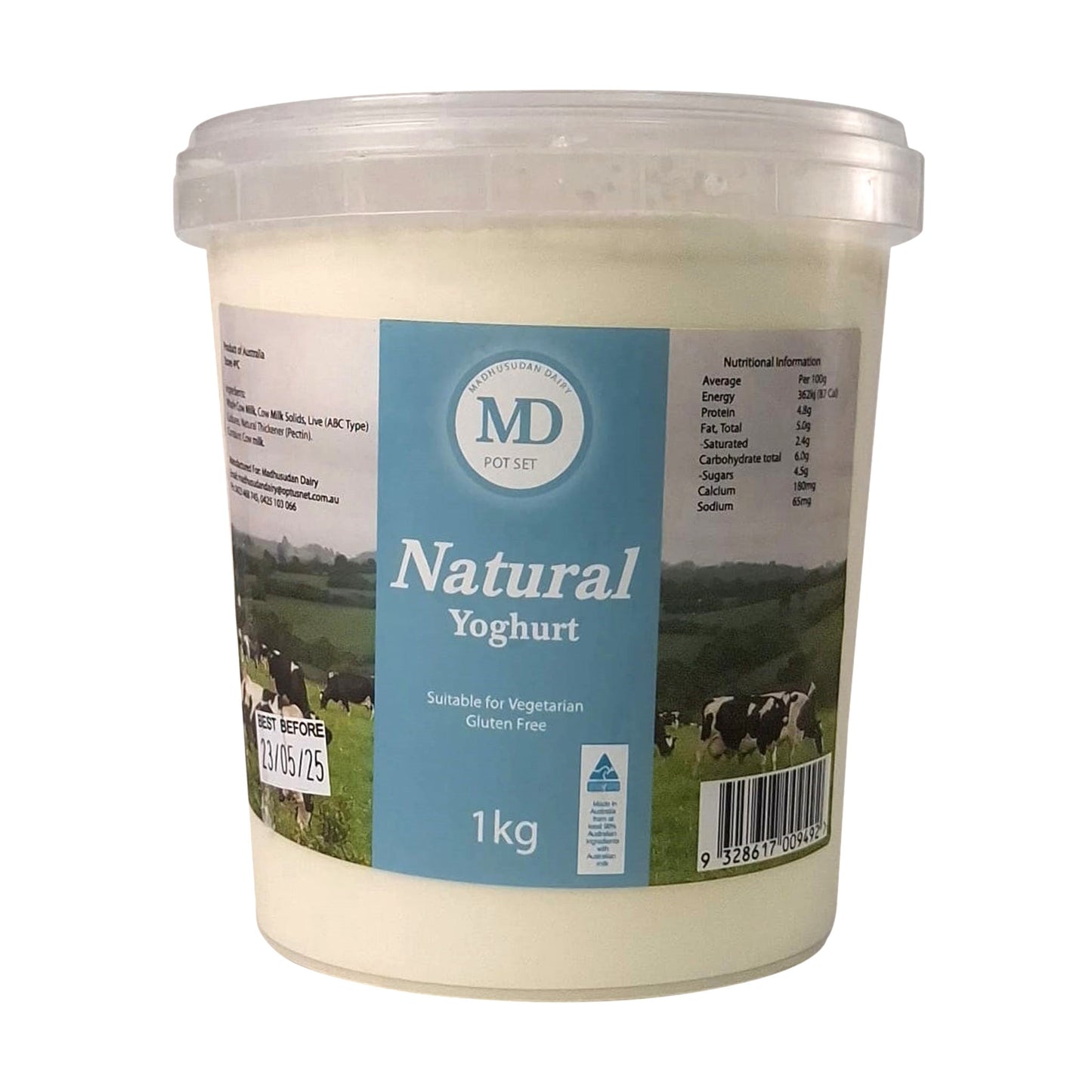 MD Natural Yoghurt 1Kg