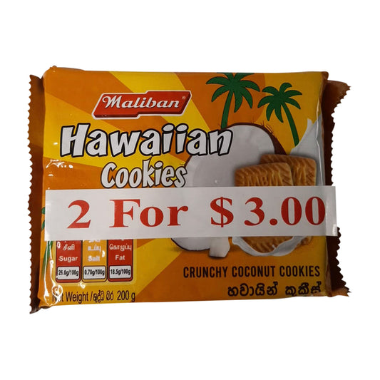 Maliban Hawaiian Cookies 2x200g