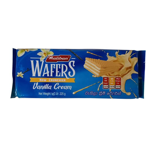 Maliban Wafers Vanilla Cream 225g