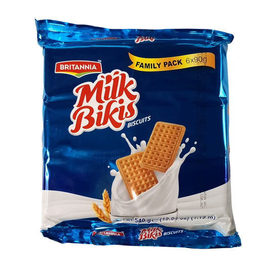Britannia Milk Bikis Family Pack 6x90g