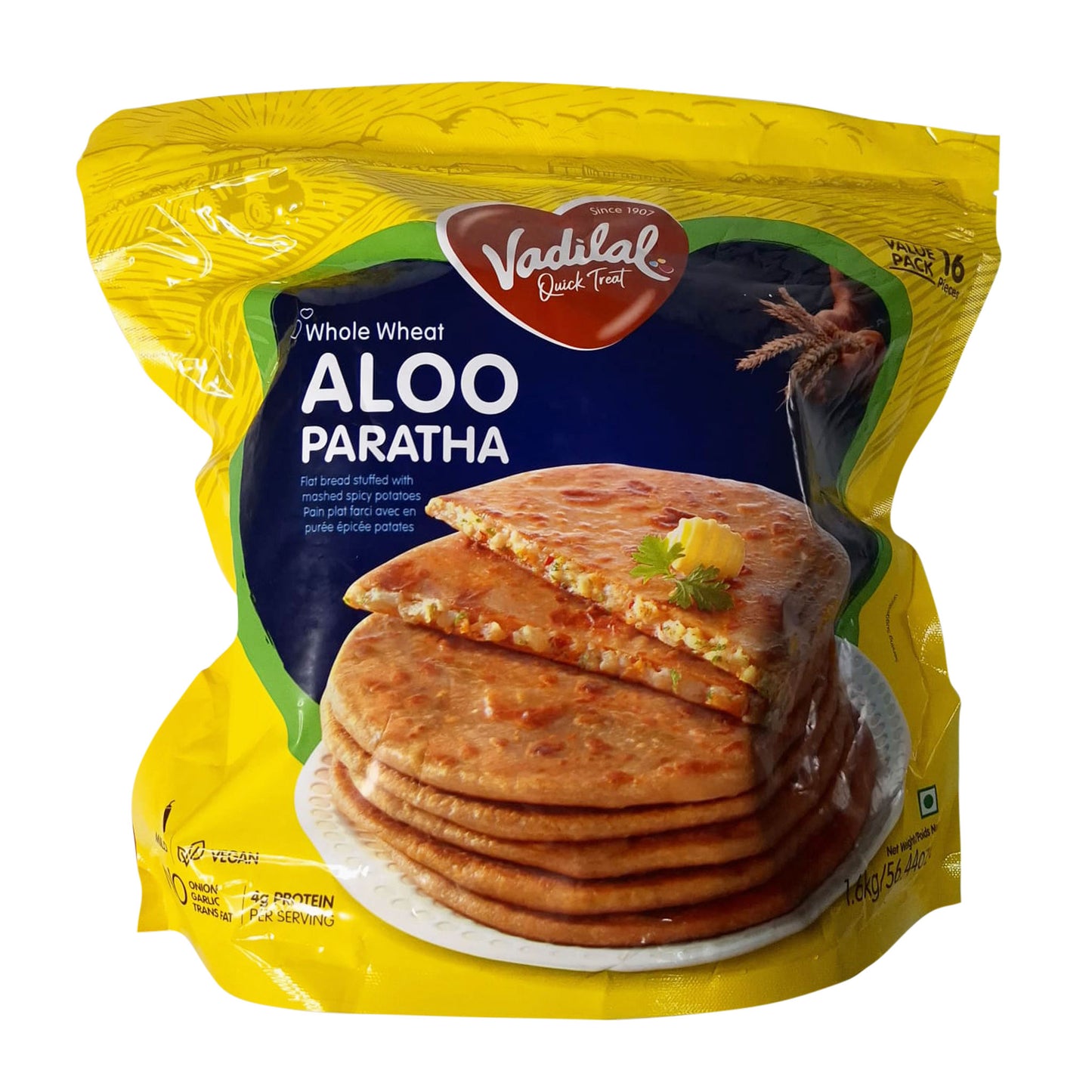 Vadilal Aloo Paratha 1.6kg