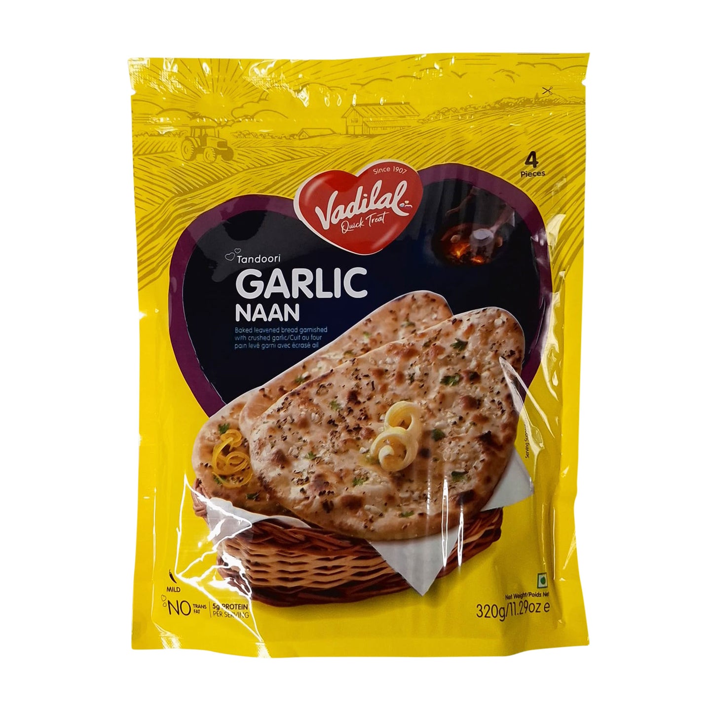Vadilal Garlic Naan 320g