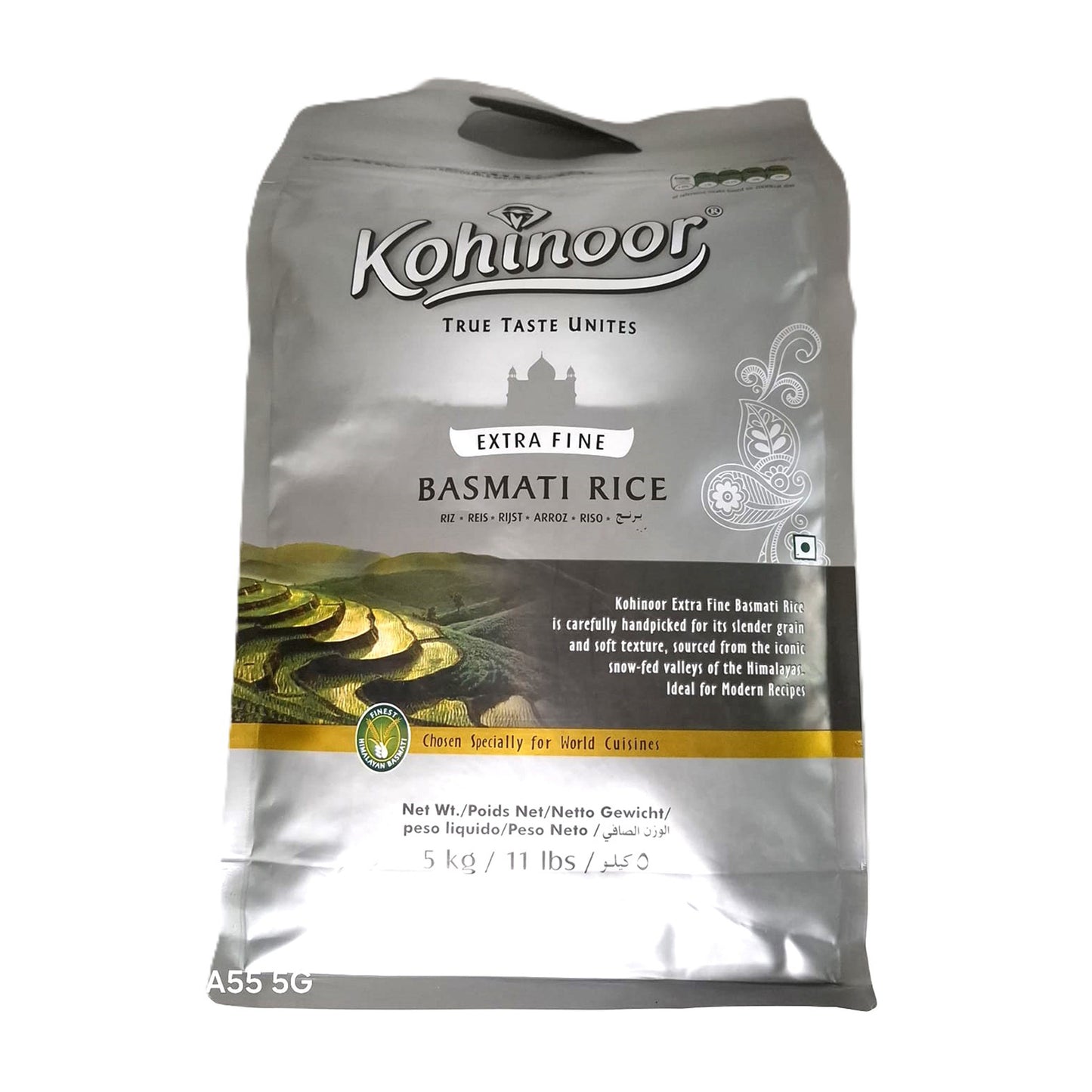 Kohinoor Extra Fine Basmati 5kg