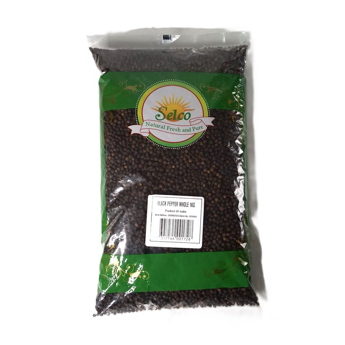 Selco Black Pepper Whole 1kg