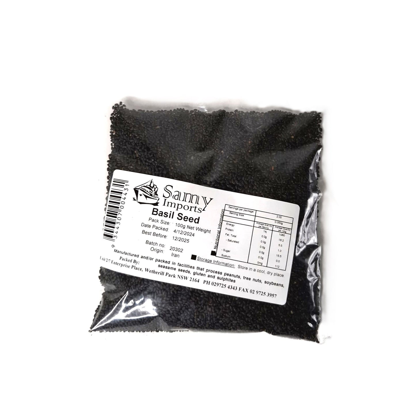 Samy Basil Seeds 100g
