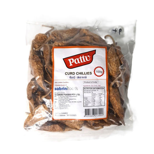 Pattu Curd Chillies 100g