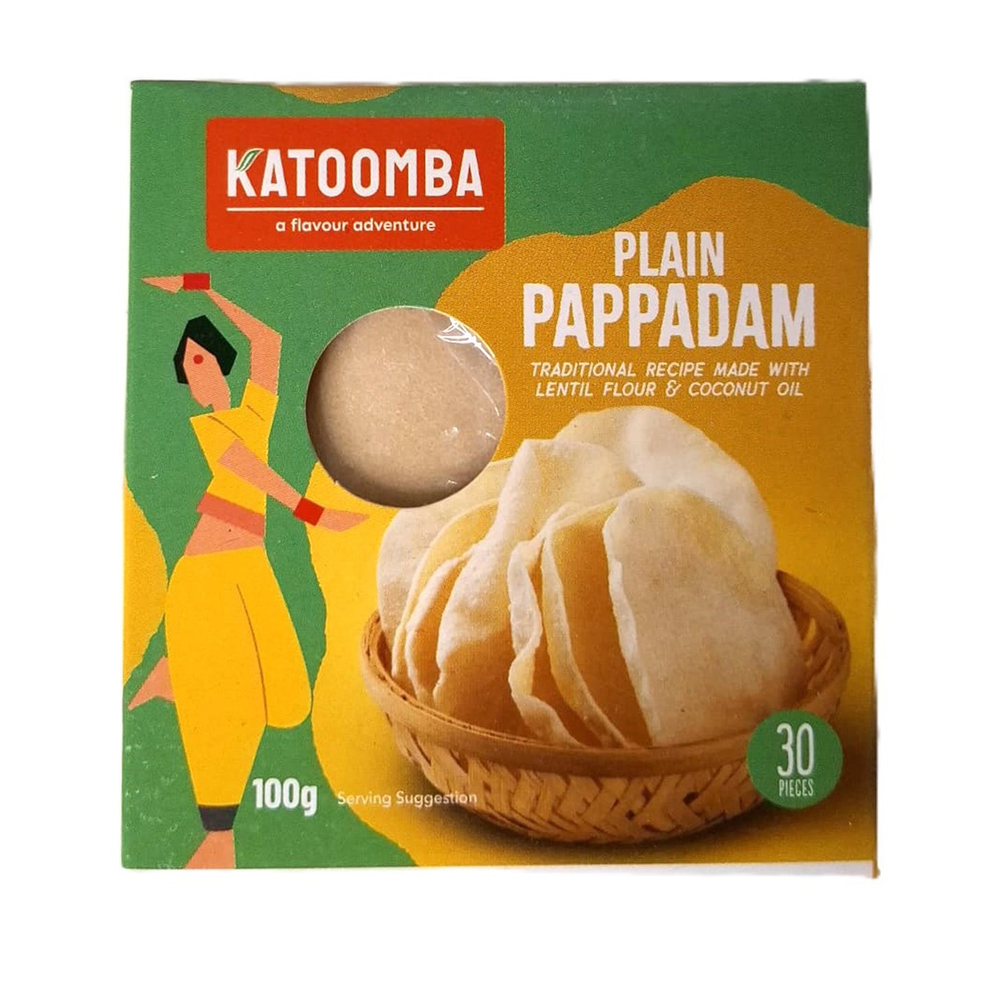 KT Plain pappadam 100g