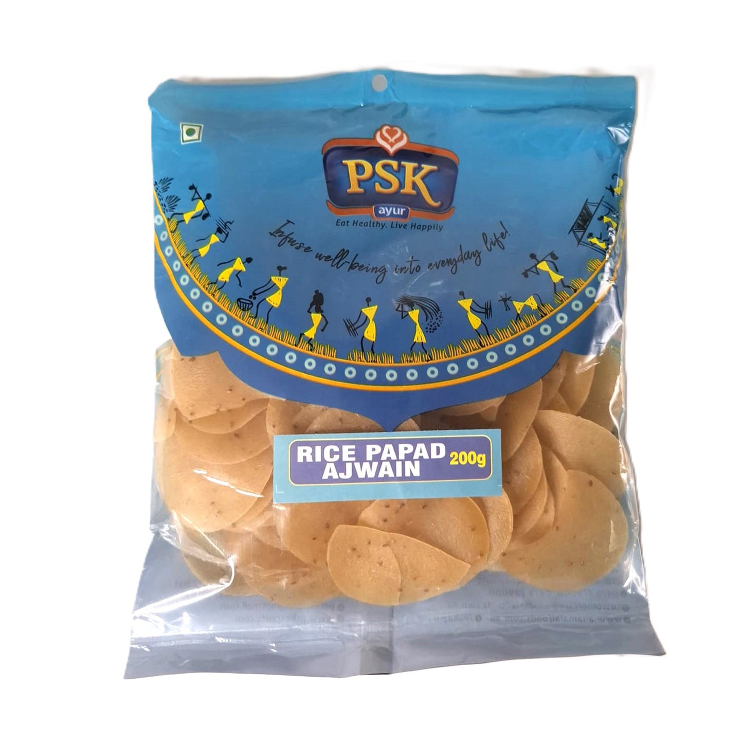PSK Rice Papad Ajwain 200g