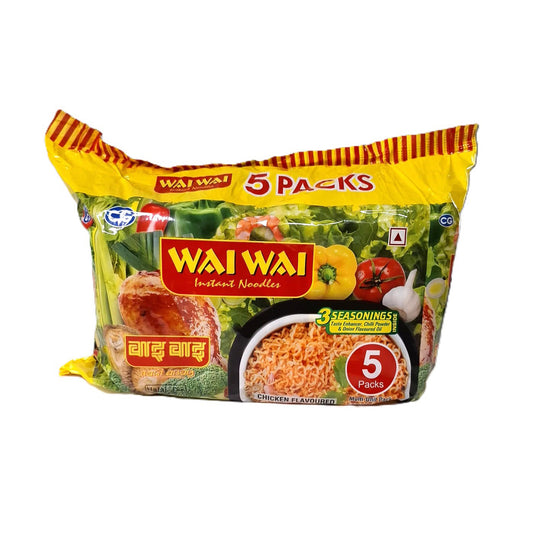 Wai Wai Chicken Noodles 375g