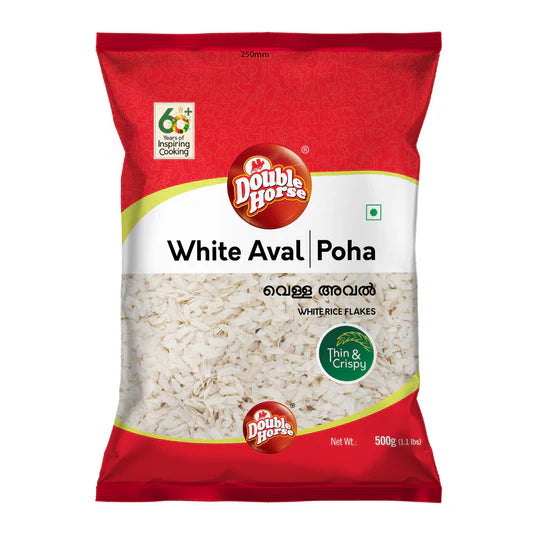 Double Horse White Poha 500g