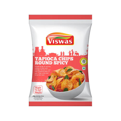 Viswas Tapioca Chips Round (spicy) 175g