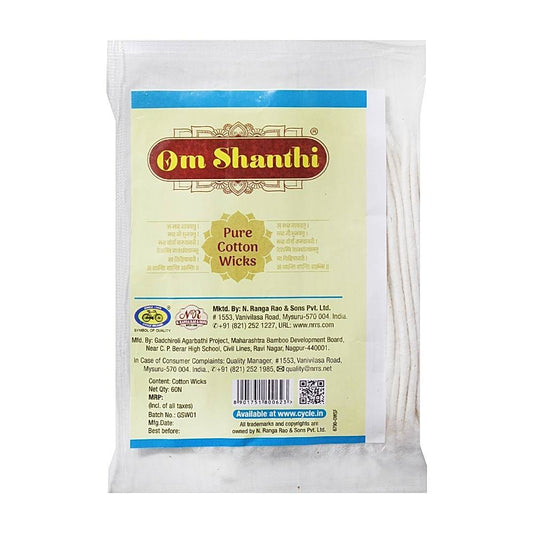 Om Shanthi Cotton Wicks