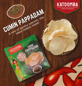 KT cumin pappadam 100g