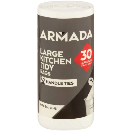 Armada Kitchen Tidy Bags Large 30 Pack