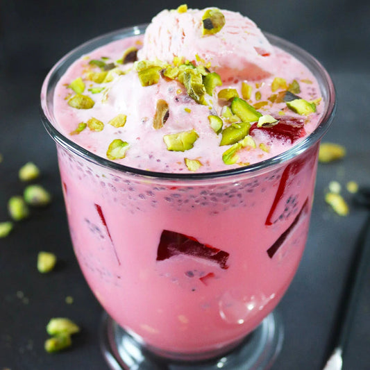 Crazy Cool Falooda Stawberry drink