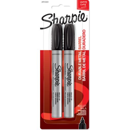 Sharpie Bullet Bala Perman Marker 2 Pack