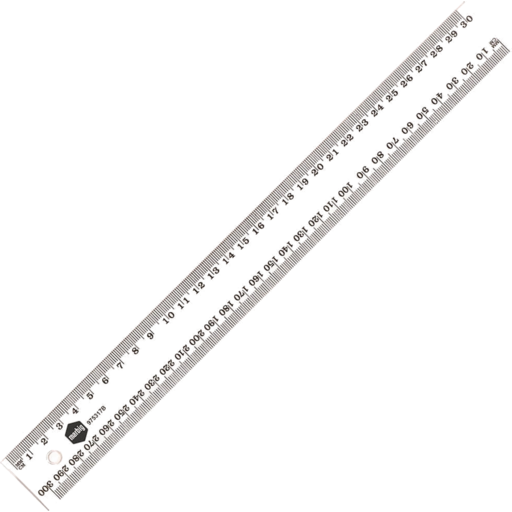 Marbig Plastic Ruler Clear 30cm