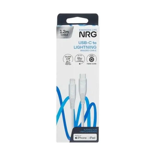 NRG Cable USB-A to Lightning 1.2m