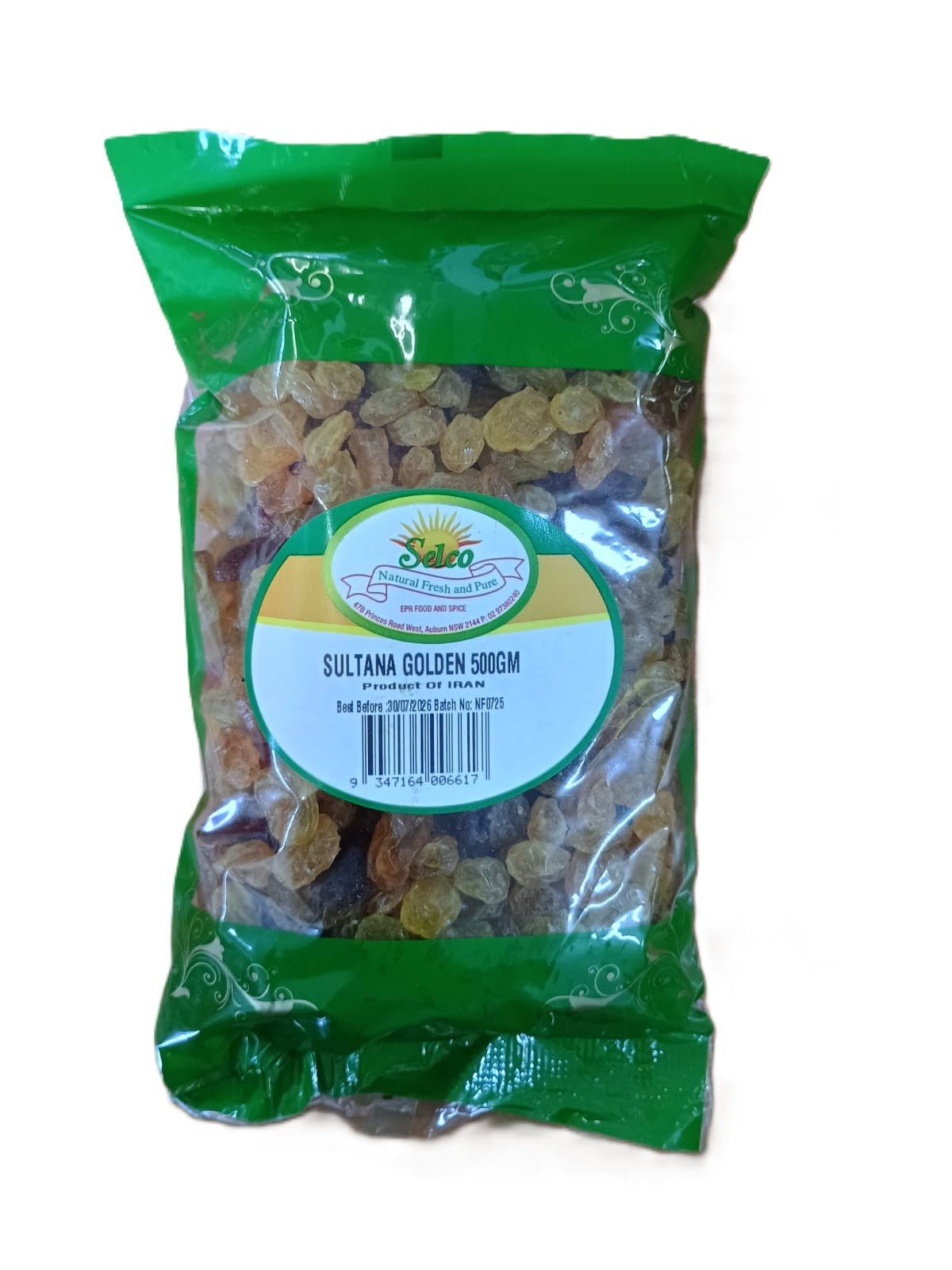 Selco Sultanas Golden 500g