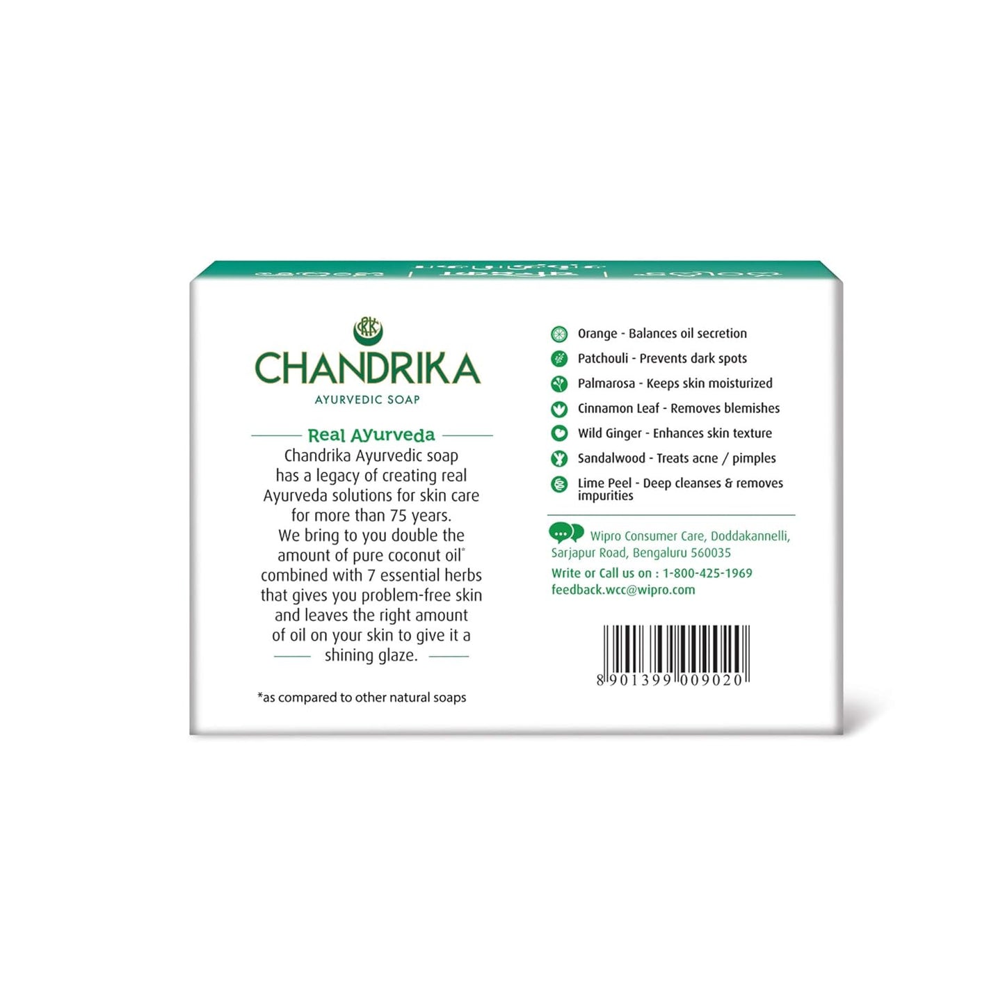 Chandrika Ayurvedic Soap 75g